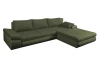 Rohová sedacia súprava Bono, lesná zelená látka