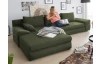 Rohová sedacia súprava Bono, lesná zelená látka