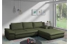 Rohová sedacia súprava Bono, lesná zelená látka