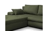 Rohová sedacia súprava Bono, lesná zelená látka