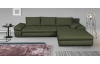 Rohová sedacia súprava Bono, lesná zelená látka