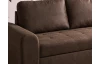 Rohová sedacia súprava Holly, hnedá vintage látka