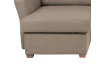 Rohová sedacia sú prava Flavia, svetlo hnedá látka,ľavý roh