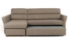 Rohová sedacia sú prava Flavia, svetlo hnedá látka,ľavý roh