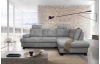 Rohová sedačka Roxy, holubia šedá látka, pravý roh