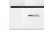 Koupelňová skrinka pod umývadlo Ice, biela lesk