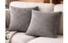 Dekoračný vankúš (2 ks) Vanessa M 45x45 cm, šedý
