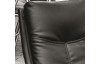 Jedálenská stolička Gloria, čierna ekokoža