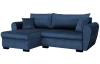 Rohová  sedacia súprava Logan, modrá látka