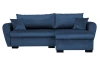 Rohová  sedacia súprava Logan, modrá látka