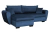 Rohová  sedacia súprava Logan, modrá látka