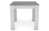 Jedálenský stôl David 80x80 cm, biely/šedý betón