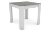 Jedálenský stôl David 80x80 cm, biely/šedý betón
