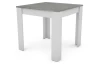 Jedálenský stôl David 80x80 cm, biely/šedý betón