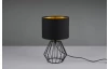 Stolová lampa Chuck, čierna/zlatá