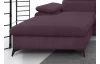 Rohová sedacia súprava Scala, hroznová ružovo-fialová látka, ľavý roh