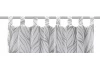 Voálová záclona Cento 135x245 cm, šedá s listami