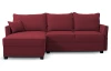Rohová sedacia súprava Livorno, červená tkanina