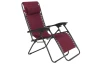 Polohovateľné záhradné kreslo Hannover, červené