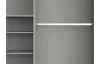 Šatníková skriňa so zrkadlom Saigon 270 cm, grafit