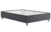 Posteľ Studio 140x200 cm, tmavo šedá látka