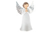 Dekoračná soška Anjel modliaci sa 12 cm, biely