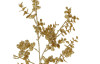 Umelý kvet Vianočná vetva eukalyptus 70 cm, zlatá