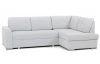 Rohová sedacia súprava Stilo, svetlo šedá látka, pravý roh