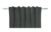 Záves Nantes 140x245 cm, antracitová zamatová štruktúra