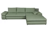 Rohová sedacia súprava Bono, rákosovo zelená látka