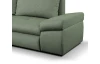 Rohová sedacia súprava Bono, rákosovo zelená látka