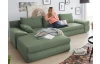 Rohová sedacia súprava Bono, rákosovo zelená látka