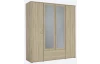 Šatníková skriňa Twin, dub sonoma