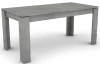 Jedálenský stôl Inter 160x80 cm, šedý betón, rozkladacia