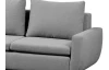 Rohová sedacia súprava Enjoy, sivá látka