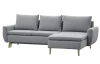 Rohová sedacia súprava Enjoy, sivá látka