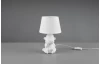 Stolná lampa Chita, motív opice, biela