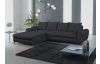 Rohová sedacia súprava Yoko, čierna látka