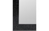 Nástenné zrkadlo Glamour 40x120 cm, čierna štruktúra