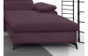Rohová sedacia súprava Scala, hroznová ružovo-fialová látka, pravý roh