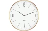 Nástenné hodiny 30 cm, zlatý kov