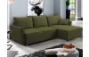 Rohová sedacia súprava Livorno, olivovo zelená tkanina