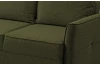 Rohová sedacia súprava Livorno, olivovo zelená tkanina