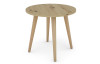 Okrúhly konferenčný/odkladací stolík Porto 50 cm, dub artisan