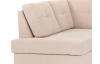 Rohová sedacia súprava Stilo, béžová látka, ľavý roh