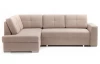 Rohová sedacia súprava Stilo, béžová taupe látka, ľavý roh