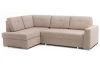 Rohová sedacia súprava Stilo, béžová taupe látka, ľavý roh