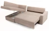 Rohová sedacia súprava Stilo, béžová taupe látka, ľavý roh
