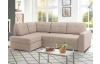 Rohová sedacia súprava Stilo, béžová taupe látka, ľavý roh