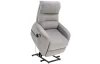 Masážne kreslo s polohovaním Legacy, šedá látka